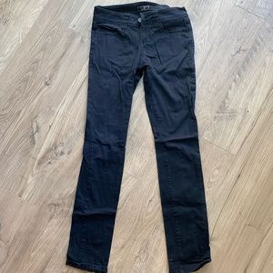 Guess Skinny Distressed Black Jeans, size 28